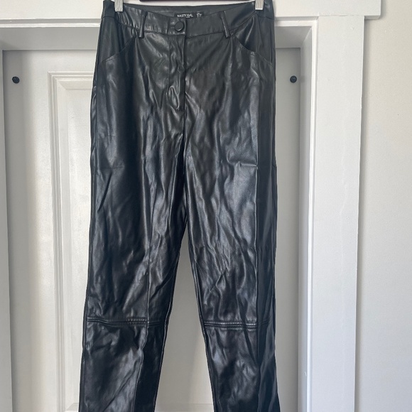 Nasty Gal Faux Leather Pants - Picture 1 of 3